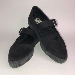 Tuk Black Pointy Mary Janes